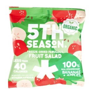 Freeze dried fruit salad van 5th Season Fruit, 6 x 11 g